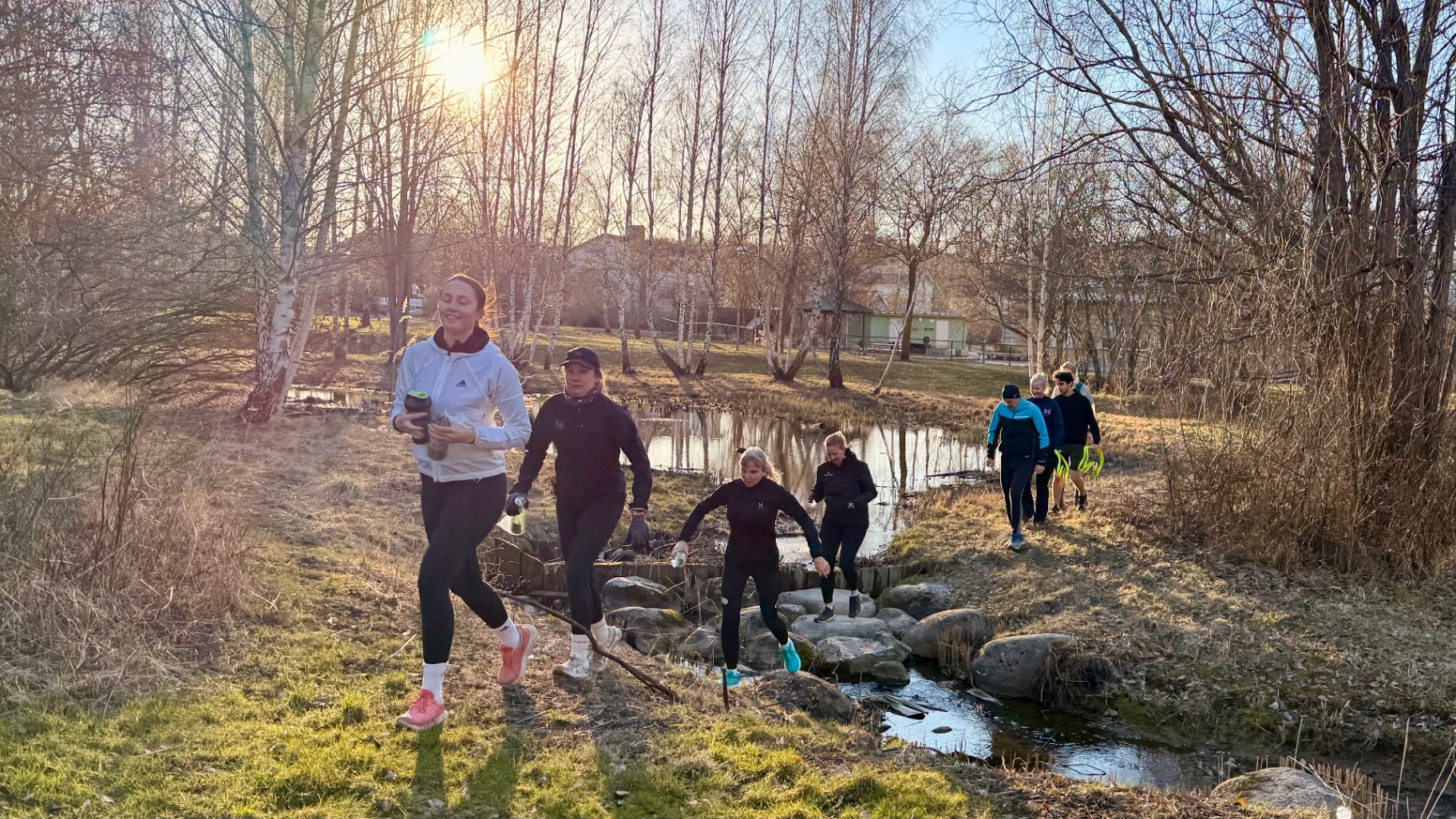 The Wednesday running group in Spånga
